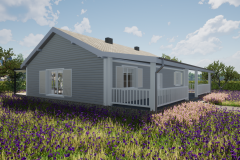 Projekt domu w stylu "Amerykańskim"