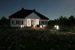 Projekt dworu polskiego obok Radomia