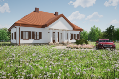 Projekt dworu polskiego obok Radomia