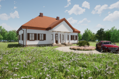 Projekt dworu polskiego obok Radomia