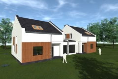 Osiedle domów jednorodzinnych dwulokalowych w Łazach pod Warszawą