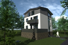 Projekt nadbudowy budynku mieszkalnego w Lesznie
