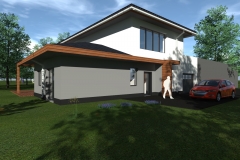 Dom w zabudowie bliźniaczej w Starych Babicach