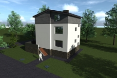 Projekt nadbudowy budynku mieszkalnego w Lesznie